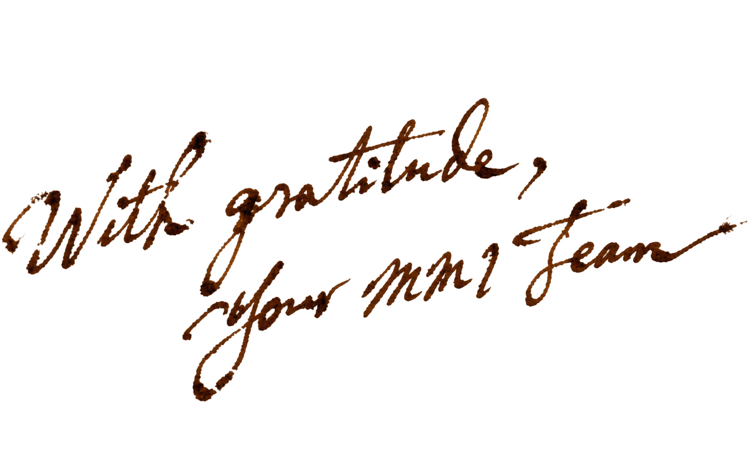 With gratitude, Your MMI Team